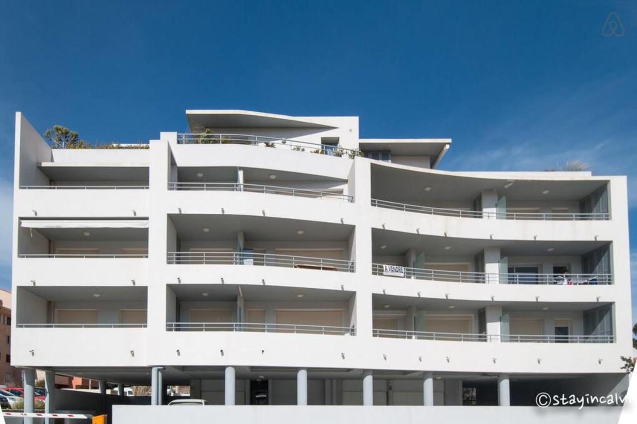 L'orangeraie Calvi centre à 300m de la plage et du port parking privé Extérieur photo